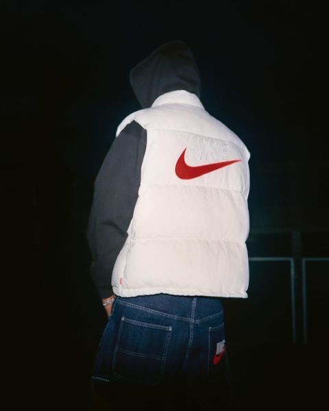 Supreme Nike Reversible Nylon Sherpa Vest (FW18) - $168